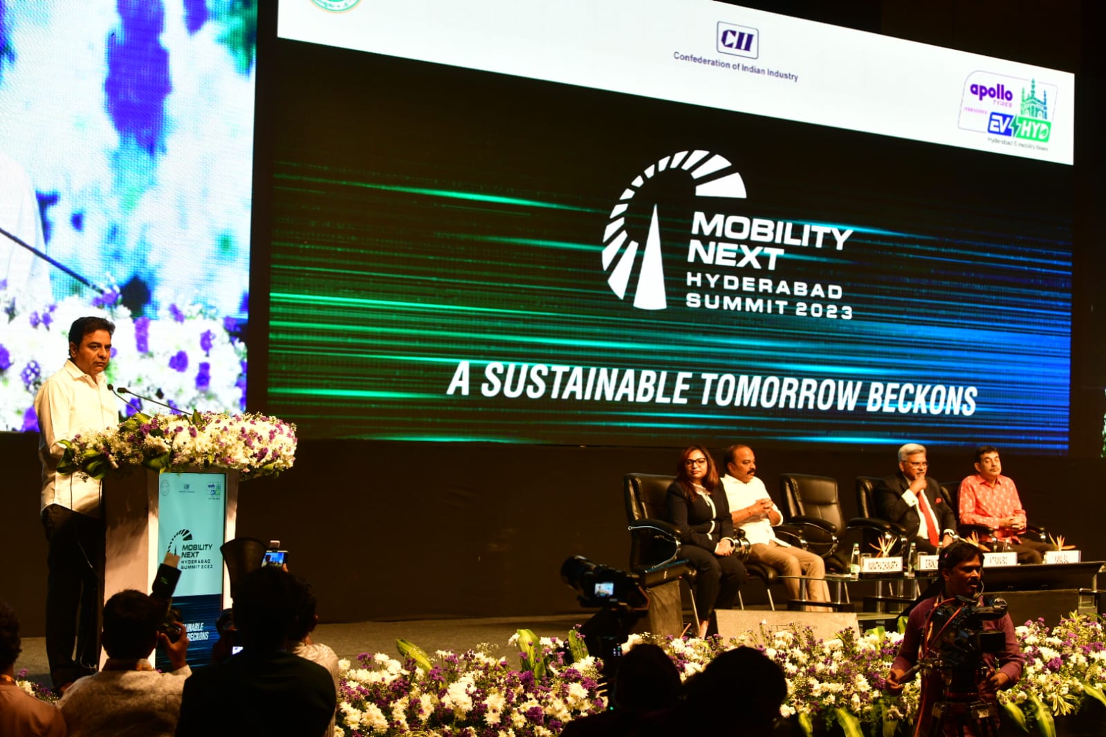 Telangana IT Minister KTR announced the Telangana mobility valley (TMV) to facilitate companies across all segments of sustainable mobility.
