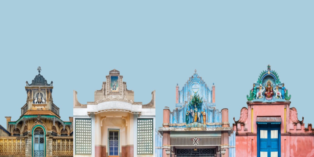 Mogappu of a Chettinad mansion/house