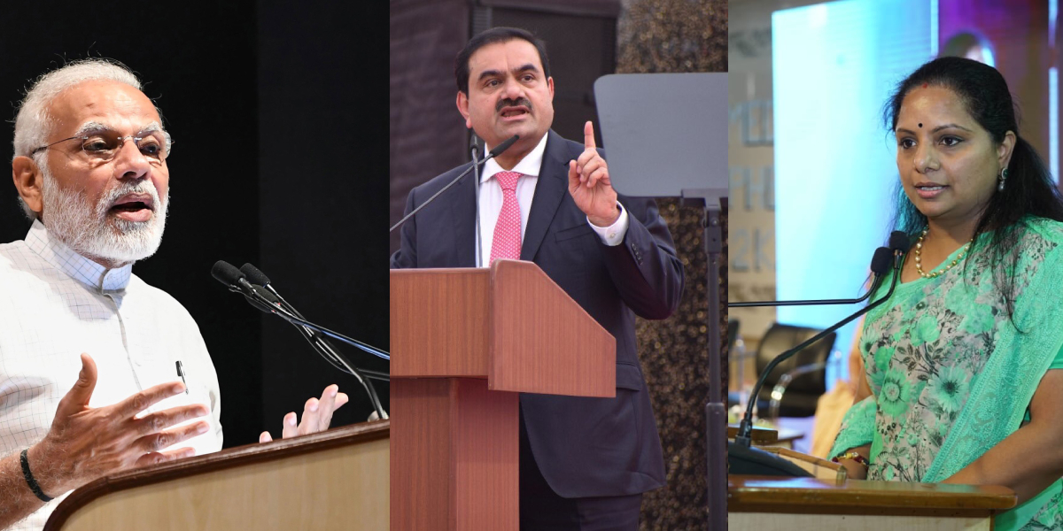 BRS's K Kavitha questioned PM Modi's silence over Hindenburg allegations against Adani group and demanded the constitution of a joint parliamentary committee (JPC).
