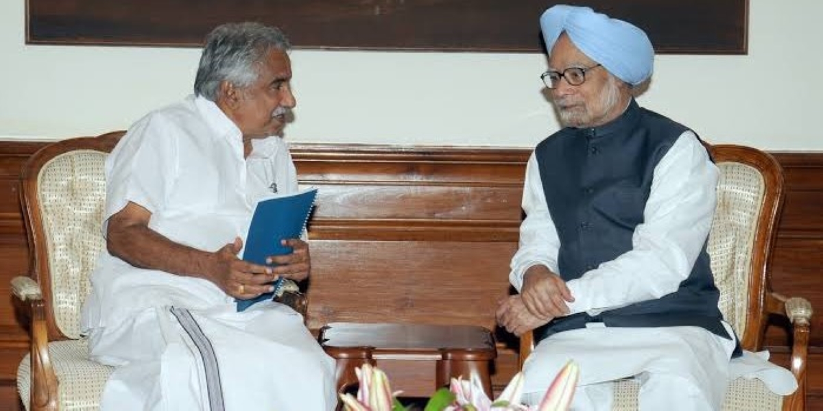 Oommen Chandy airlifted