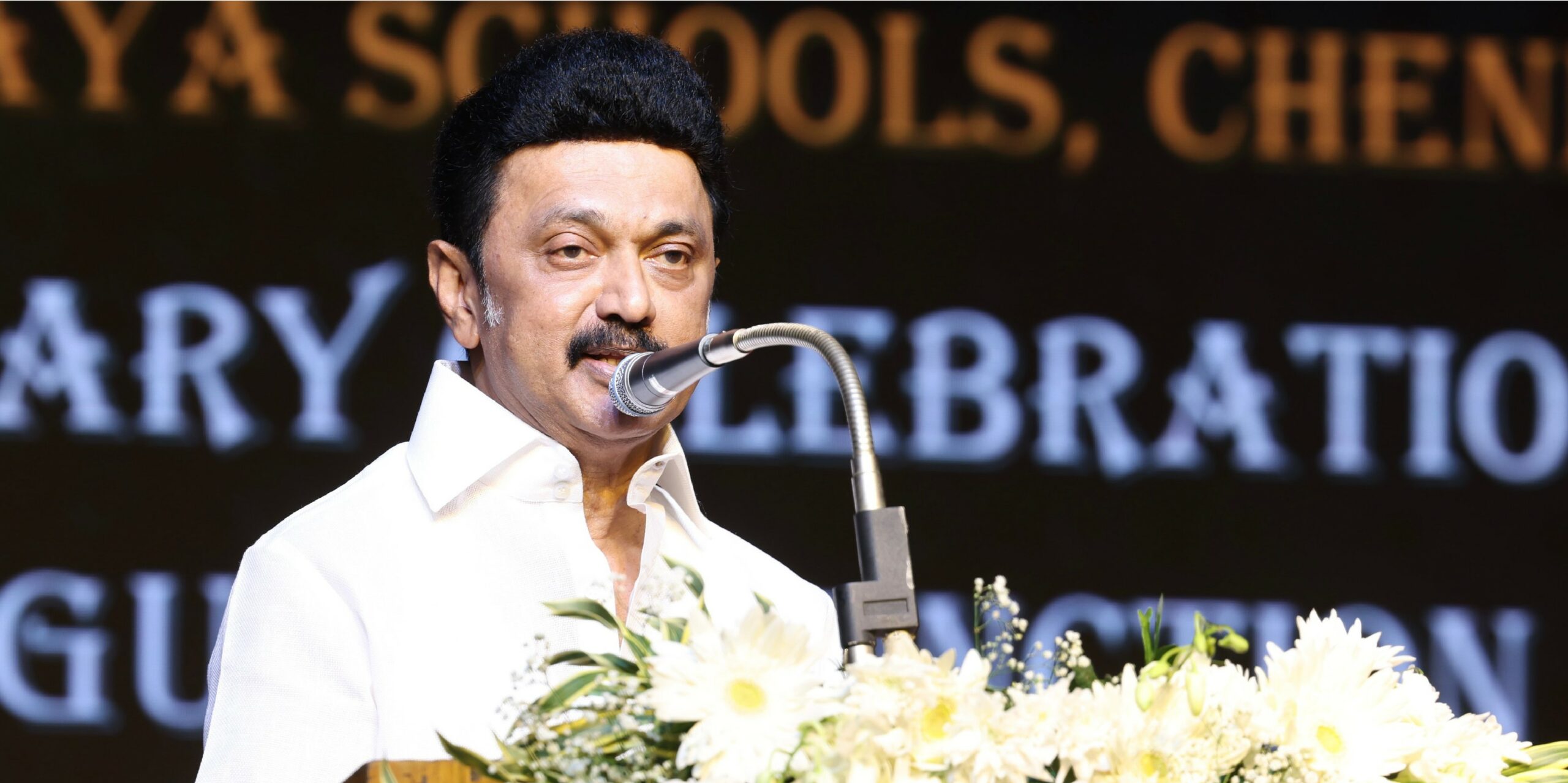 Stalin was addressing a mammoth gathering in Coimbatore, where more than 4,000 people from various political parties attended. (Twitter)