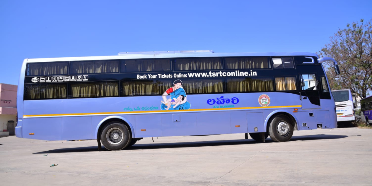 The 16 AC sleeper buses are called Lahari. (Supplied)