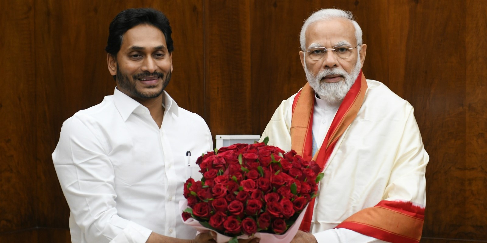 AP Chief Minister YS Jagan with Prime Minister Narendra Modi. (Twitter)'