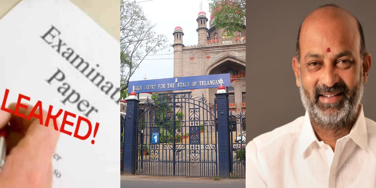 Bandi Sanjay issued notice by SIT in TSPSC paper leak. HC ask SIT to submit status report in 3 weeks