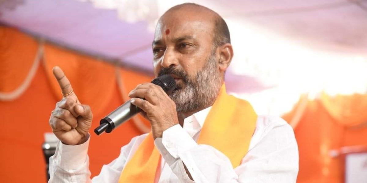 Bandi Sanjay is in Delhi to meet with the BJP high command. (Twitter)