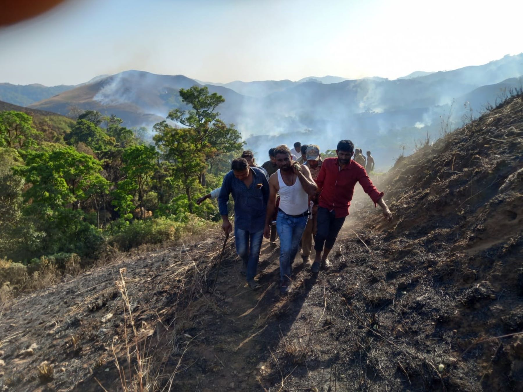 Forest fires in Karnataka