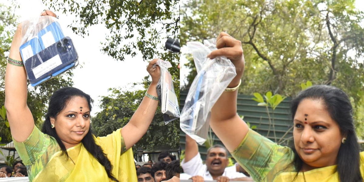 Kavitha phones ED