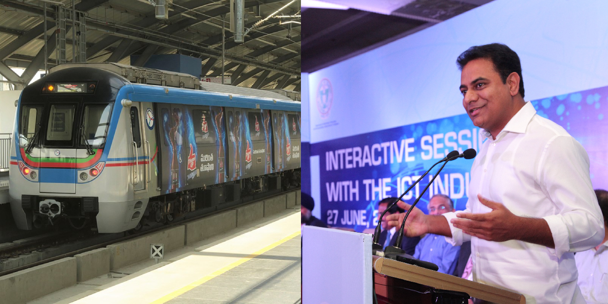 KTR hits at Centre over proposal rejection of phase 2 of Hyderabad metro