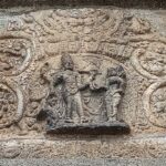 Makara thorana miniature sculpture, Kankalamurthy