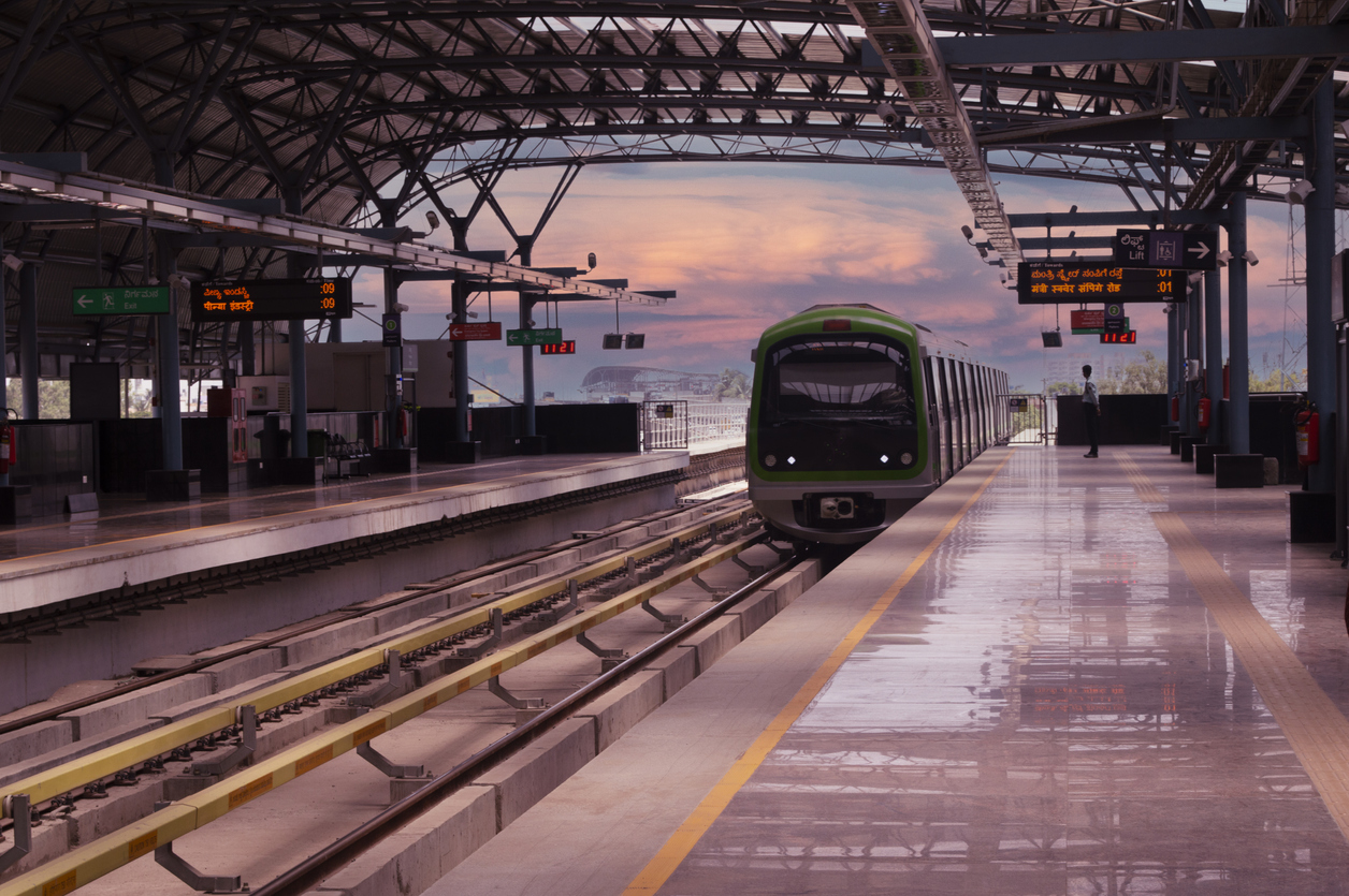 Bengaluru City Metro Station. (iStock)
