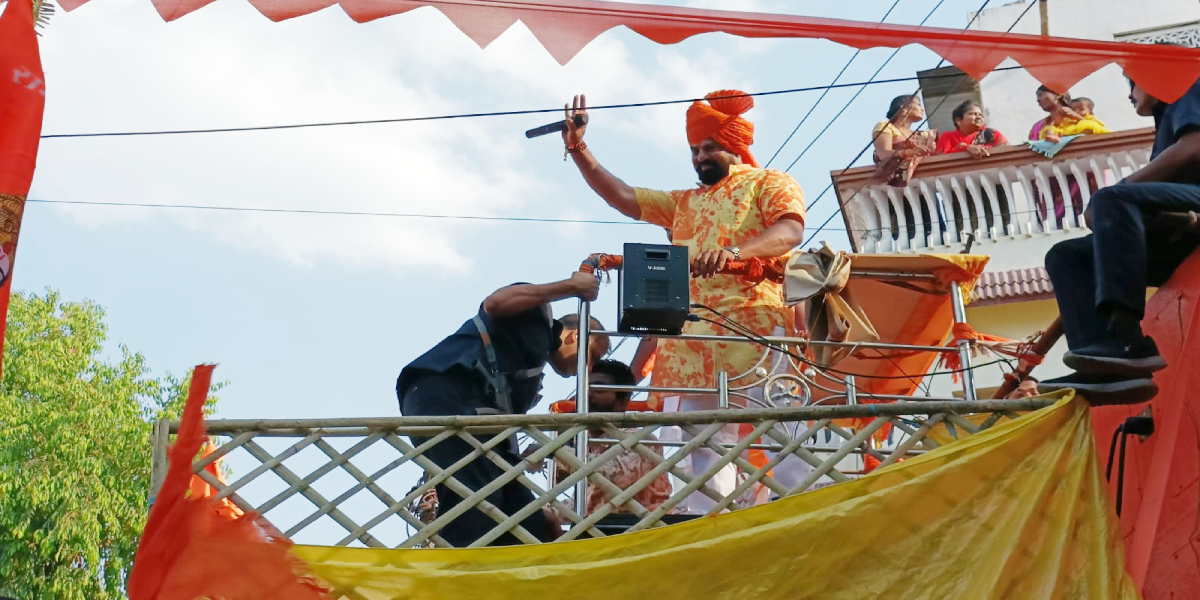 Permission denied, Raja Singh goes ahead with Ram Navami rally