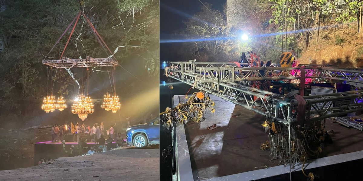 Pictures from the accident site shared by AR Ameen on Instagram.