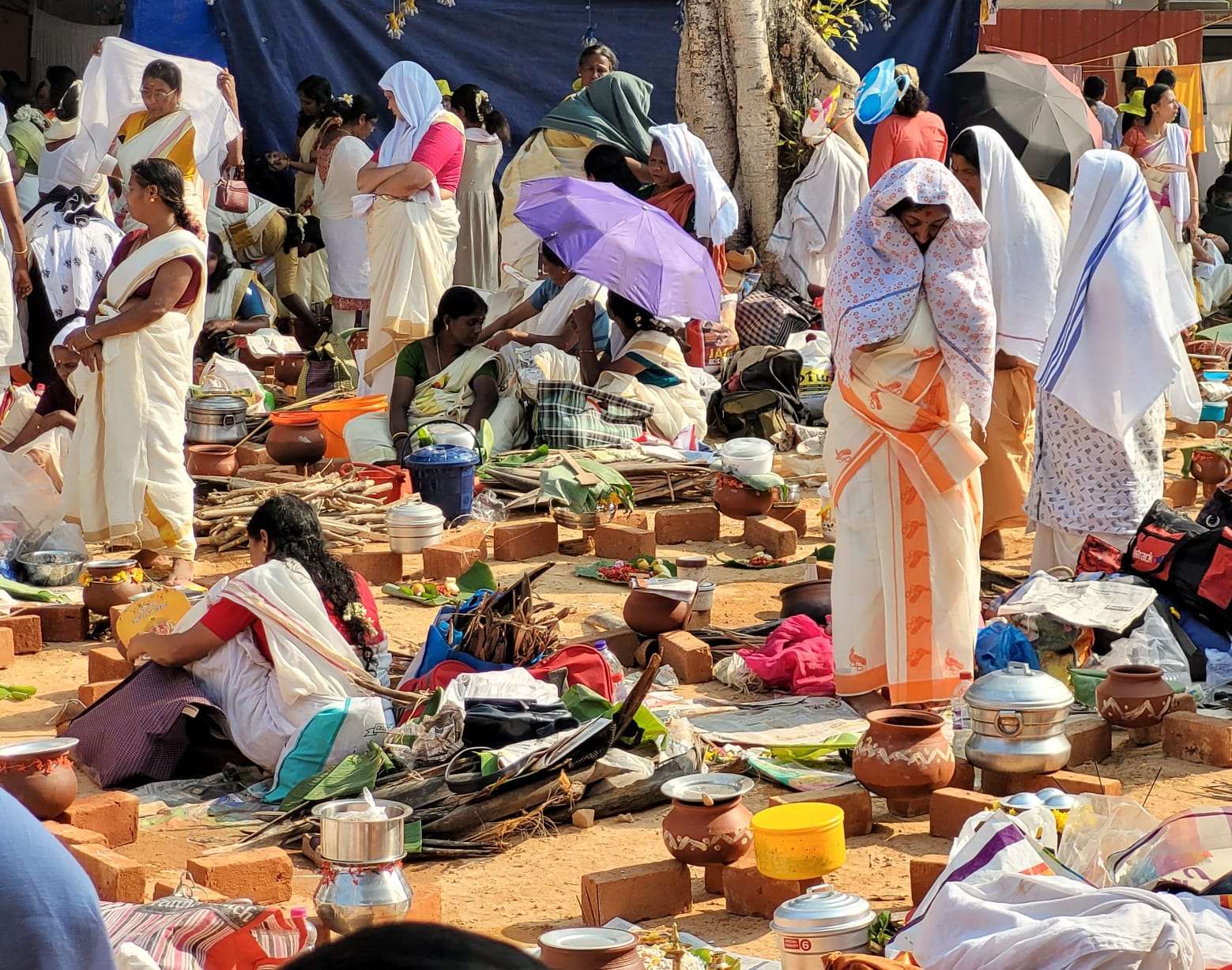 Attukal Pongala festival at Attukal Bhagavathy Devi temple in Thiruvananthapuram