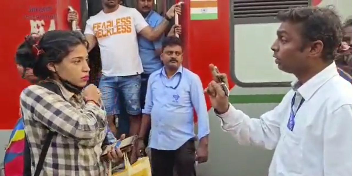 TTE misbehaved Bengaluru