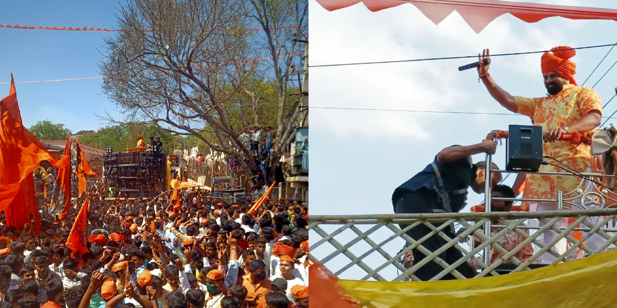 BJP MLA Raja Singh booked for hate speech in Ram Navami Yatra