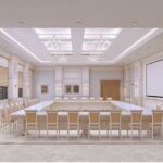 Cabinet meeting hall in the new Telangana Secretariat
