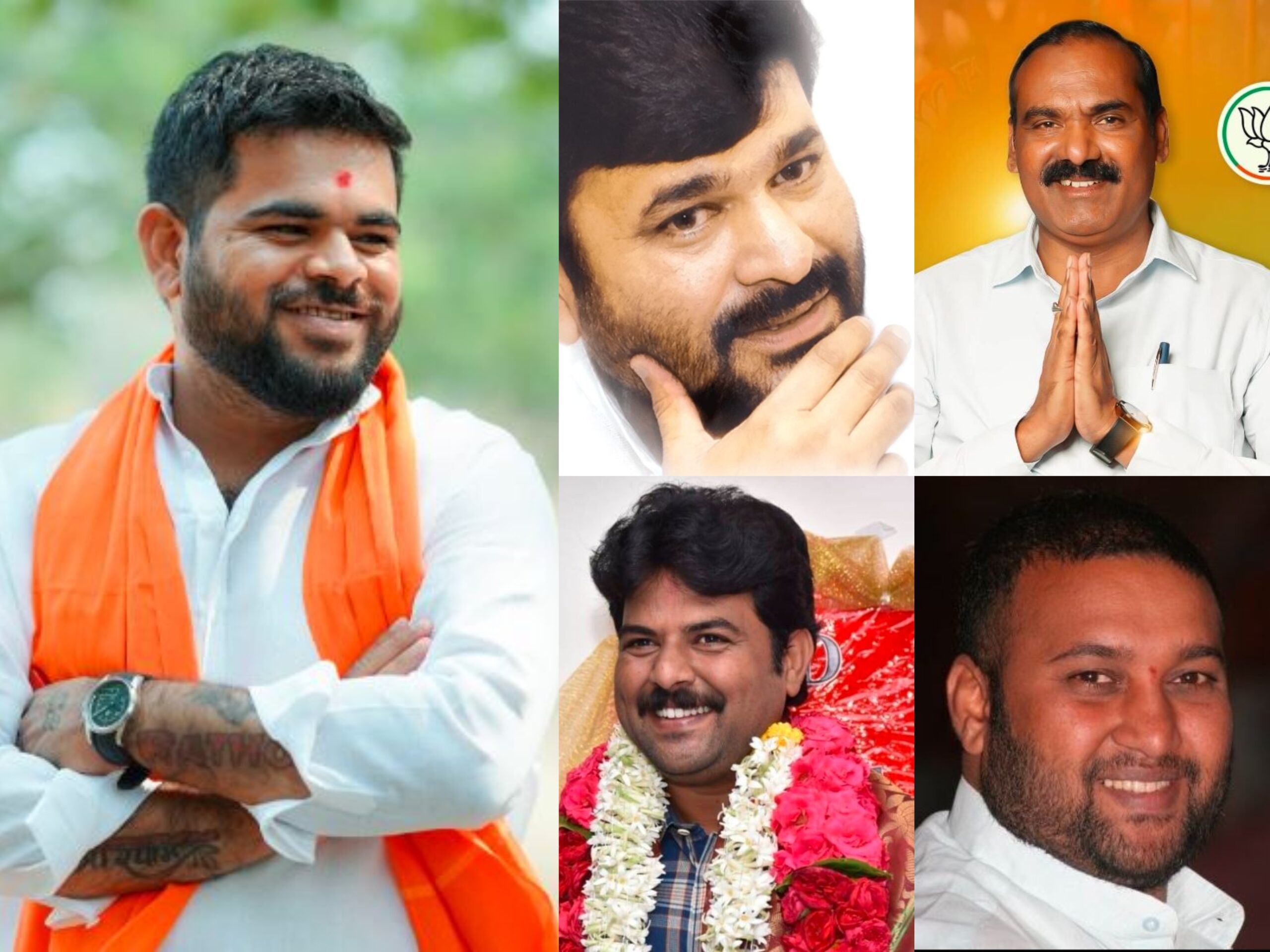 Mankiantha Rathod (BJP), Vinay Kulkarni (Congress) LC Nagaraj (BJP) RD Patil (SP) and Katta Jagadish Naidu (BJP)
