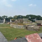 Complex at the 125-foot-tall Ambedkar statue in Hyderabad