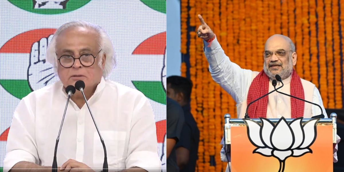 Jairam Ramesh, Amit Shah.