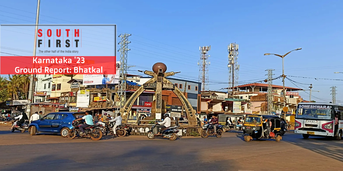 The busy Bhatkal junction. (Bellie Thomas/South First)