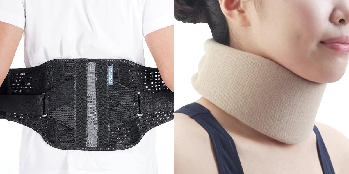Lumbar belt, cervical collar