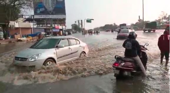 Rains and thunderstorms lashed North and East Bengaluru on Tuesday