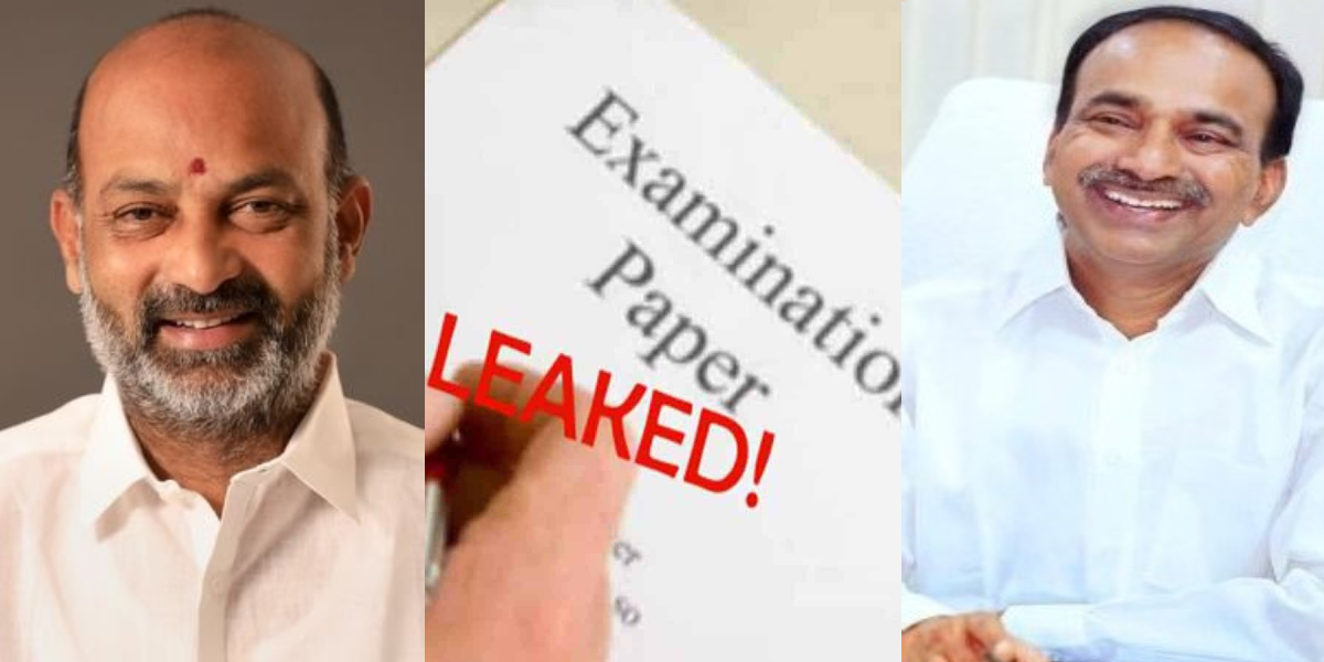 SSC paper leak Bandi Sanjay skips Warangal police summon due to missing phone, MLA Eatala Rajender quizzed