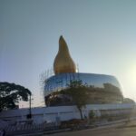 Under-construction Telangana Martyr's memorial in Hyderabad