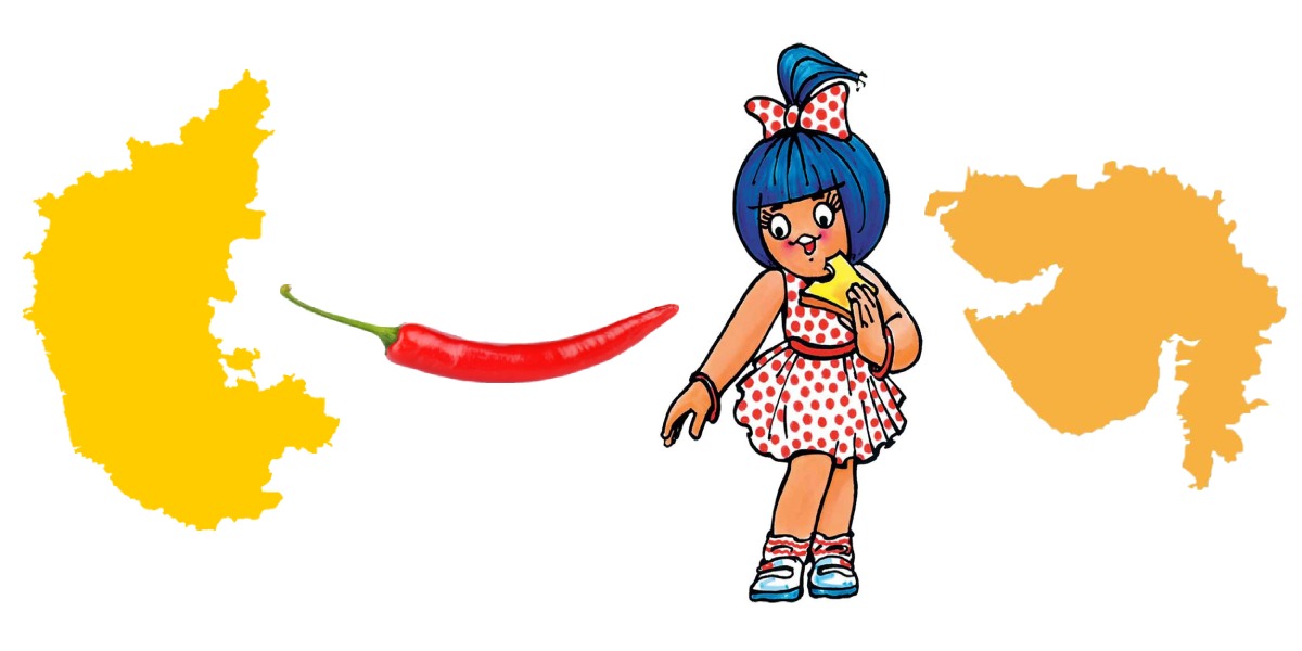 Amul and Pushpa chilly from Gujarat to enter Karnataka.