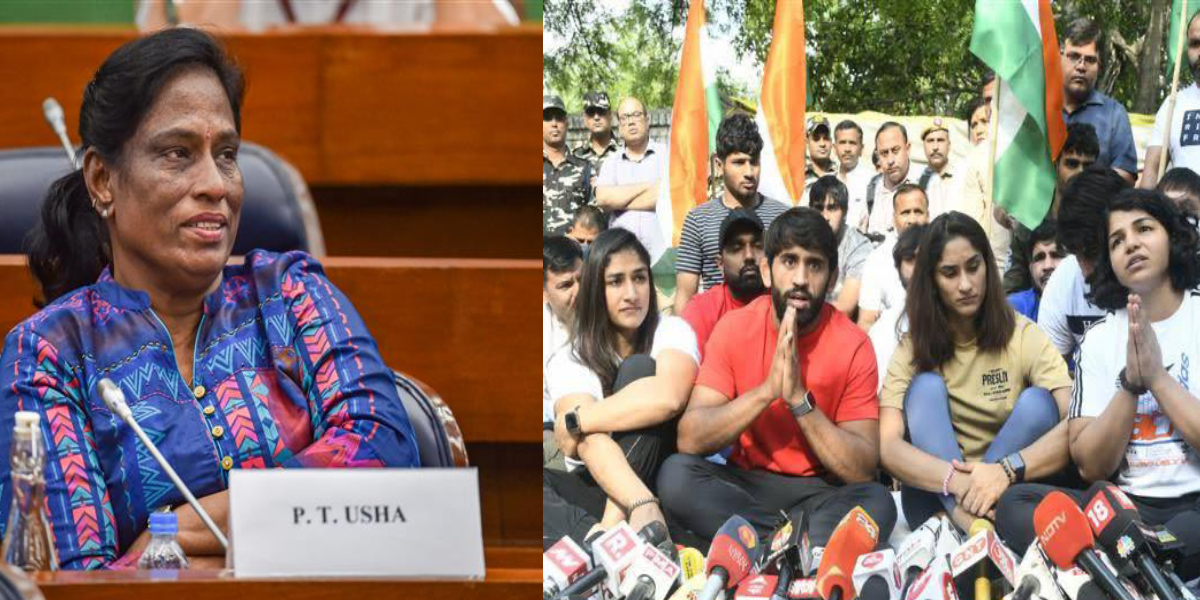 Wrestlers responds to PT Usha's indiscipline and tarnishing country's image remarks