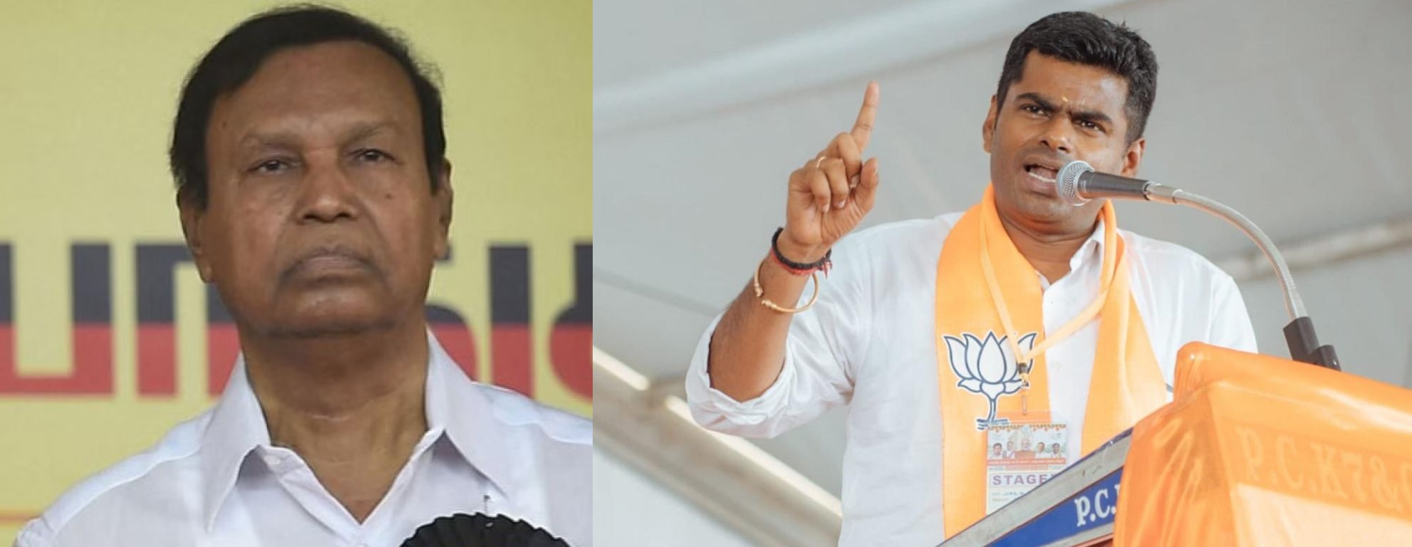 TR Baalu and K Annamalai. (Sourced)