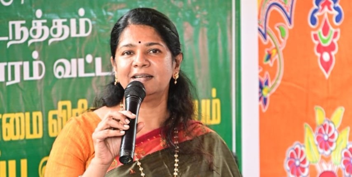 DMK MP Kanimozhi. (Twitter)