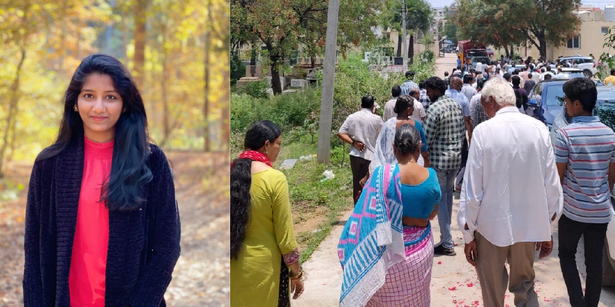 Last rites of Aishwarya Thatikonda, Telangana engineer killed in US mall shooting, performed in Hyderabad.
