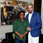 Kabir Bedi with Koragajja director Sudheer Attavar