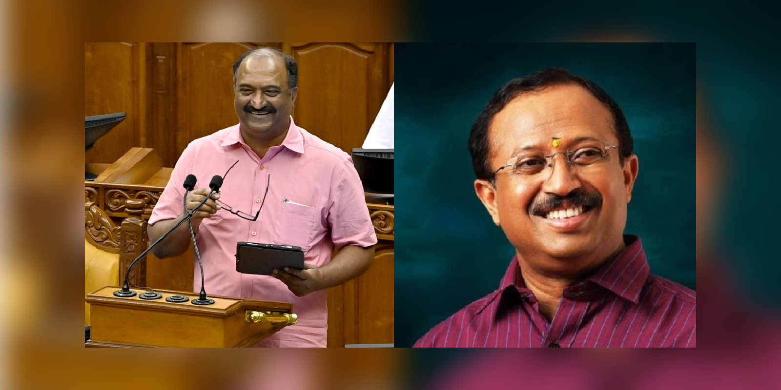 Kerala Finance Minister KN Balagopal and Union MoS Muraleedharan