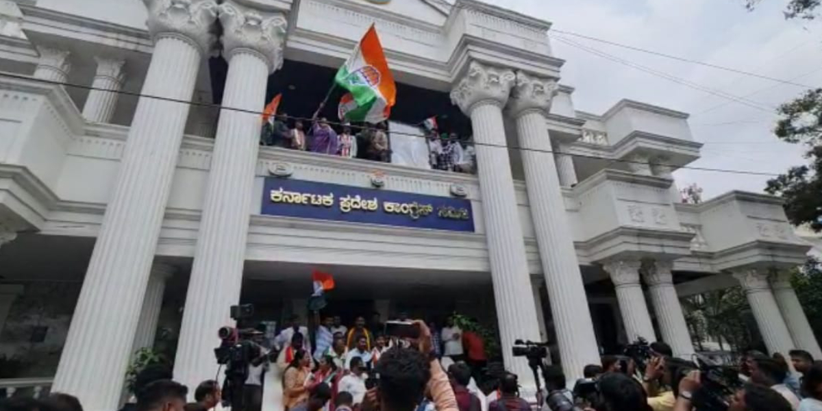 The Congress has won 136 of the 224 Assembly seats and is leading in five others.