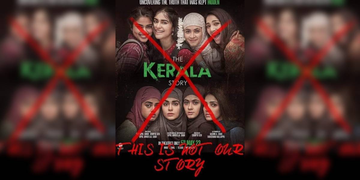 The poster of The Kerala Story shared by Adv Shukkur on his Facebook. (Facebook)