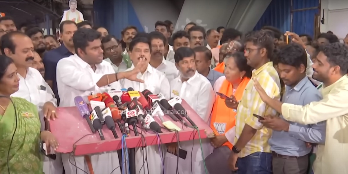 Annamalai and journalists