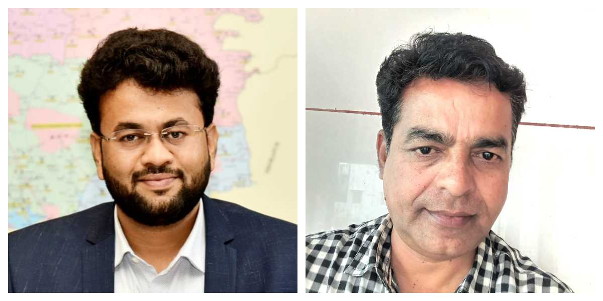 Rahul Shinde and Dr Gundbowdi Kesarsingh.