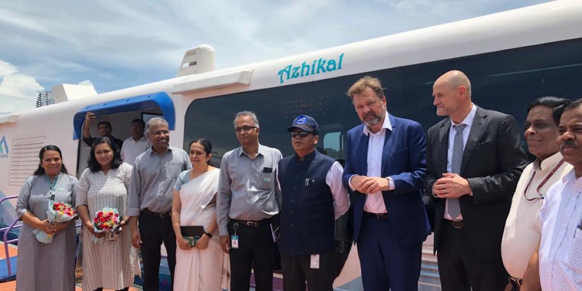 German Ambassador Philip Ackermann on the Kochi Water Metro