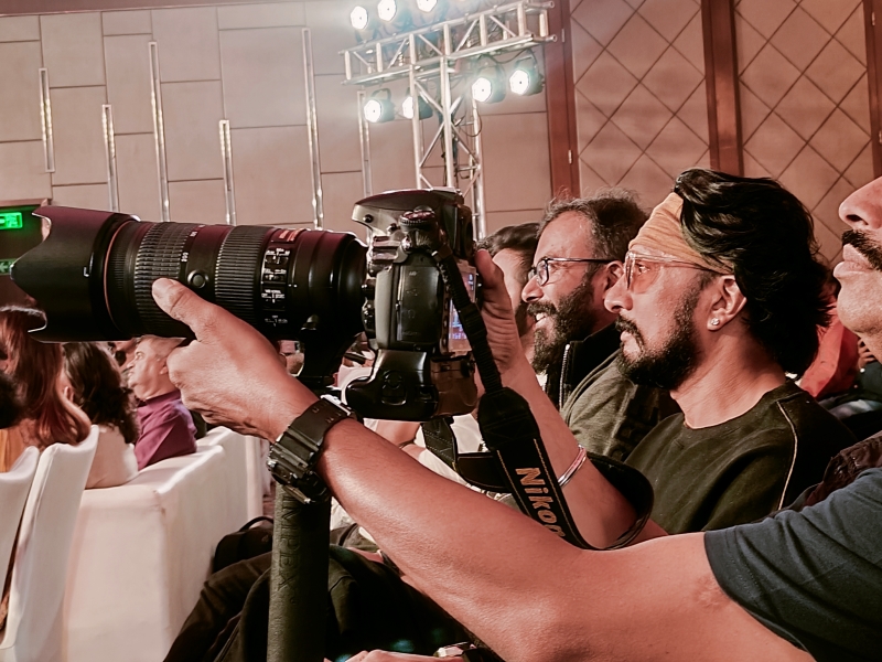 Kiccha Sudeep among the audience