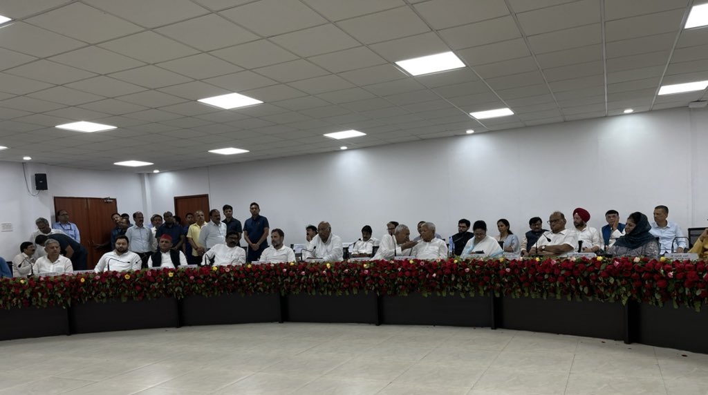 As Opposition parties chalk out roadmap for a coalition, BJP cites ‘fear of PM Modi’