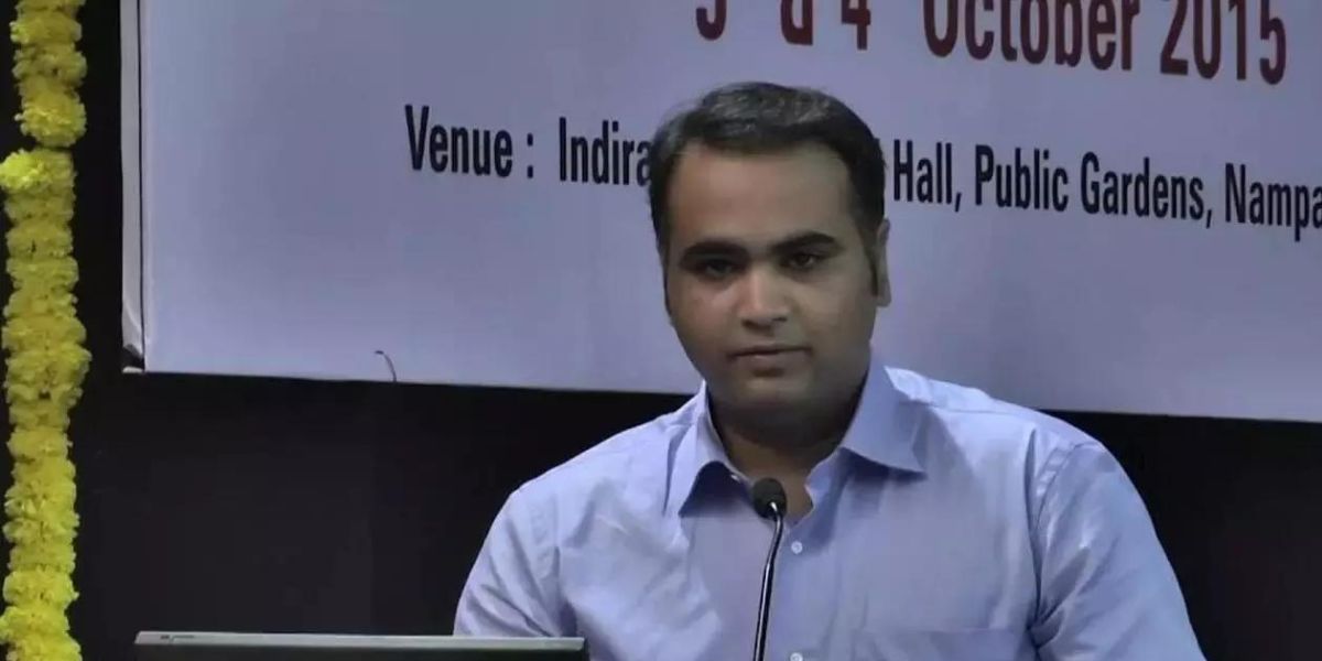 P Sarath Chandra Reddy. (Screengrab)