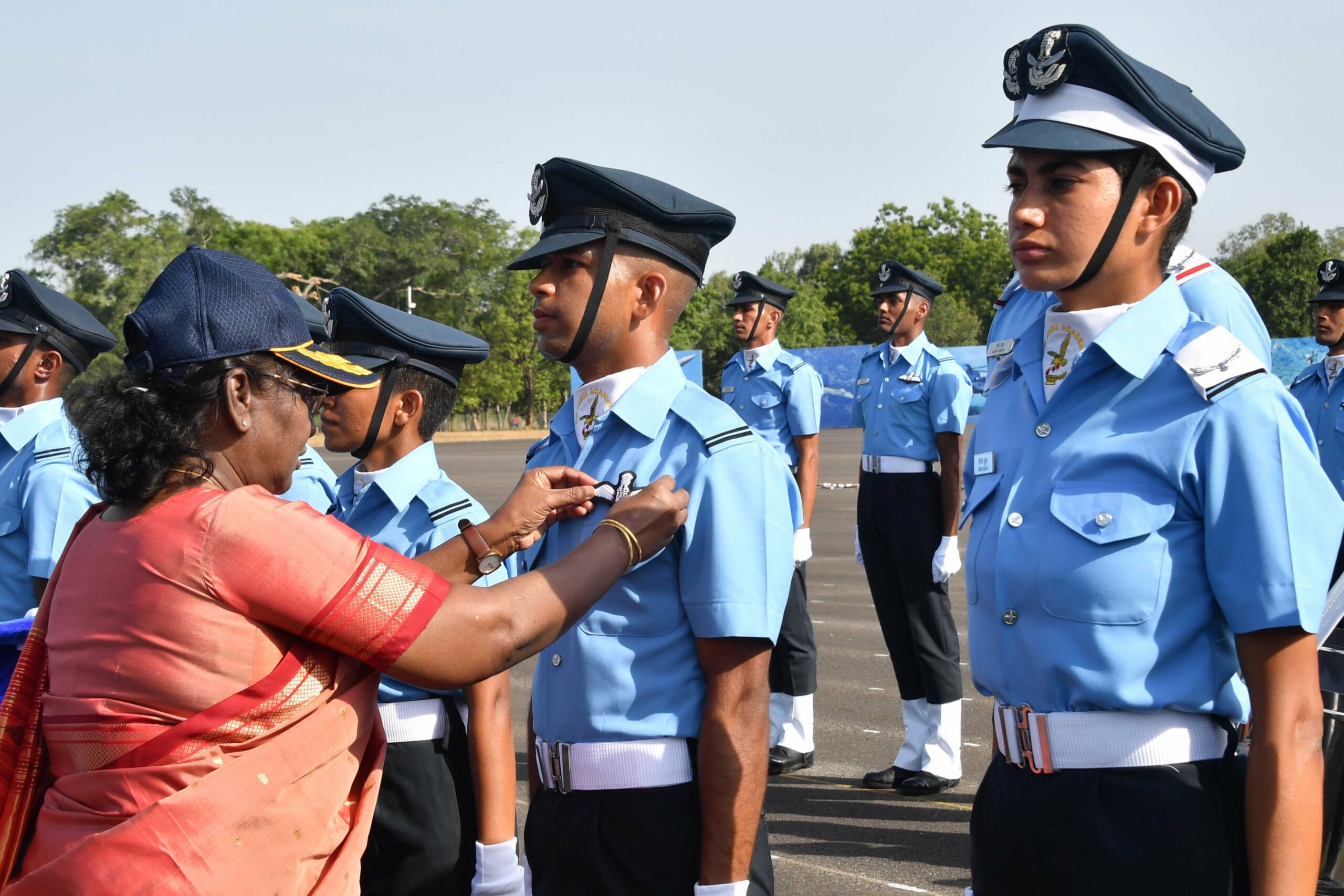 President Droupadi Murmu addressed the Combined Graduation Parade (CGP) at Air Force Academy (AFA) in Dindigul.