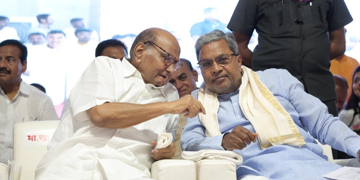 Sharad Pawar with siddaramaiah opposition meet
