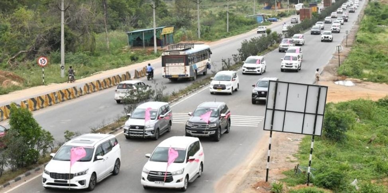 KCR in Solapur
