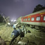 Railway tracks were almost destroyed at the spot as mangled coaches lay strewn all over, with some having mounted on another, while a few coaches turned turtle due to the impact. (Supplied)