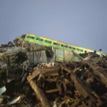 The train crash occurred near the Bahanaga Baazar station in the Balasore district, about 250 km south of Kolkata and 170 km north of Bhubaneswar. (Supplied)