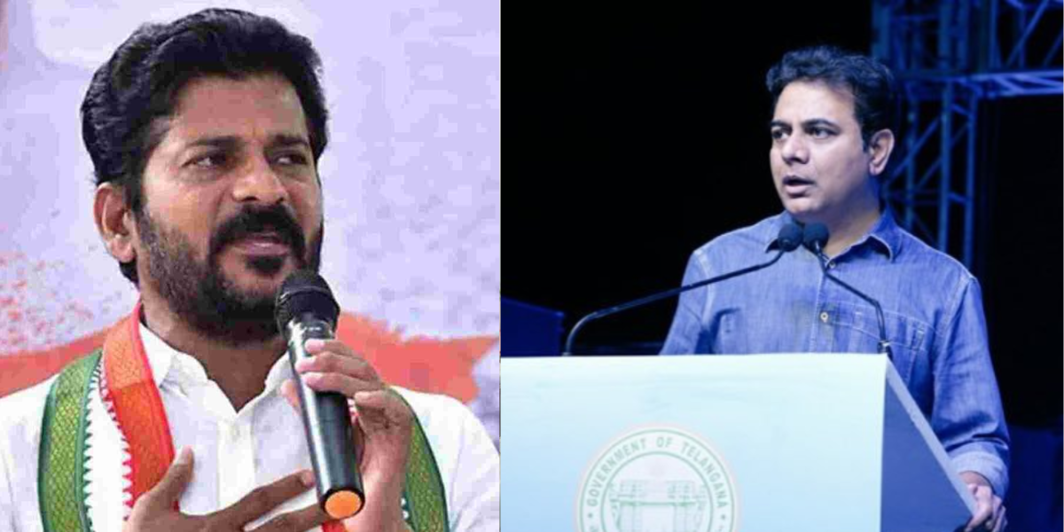 KTR and Revanth Reddy
