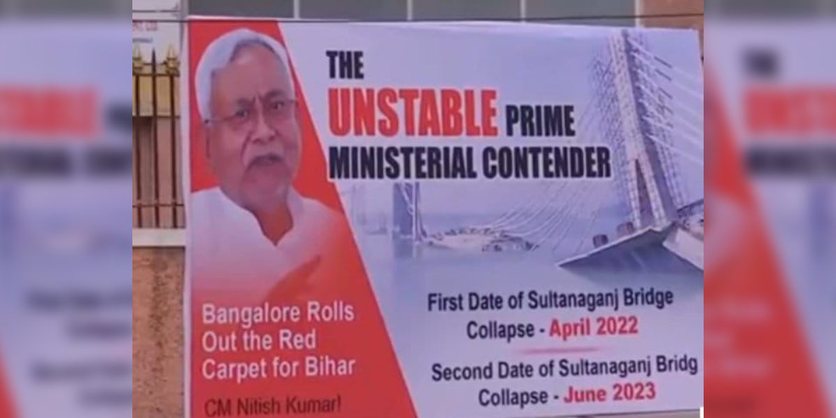 One of the posters that appeared in Bengaluru on Tuesday. (Supplied)